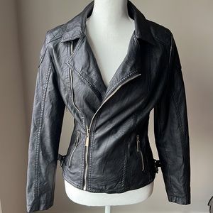 Roosevelt American College faux leather jacket